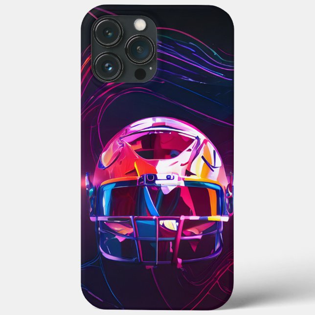 Funda De Case-Mate Para iPhone Synthwave NFL (Reverso )