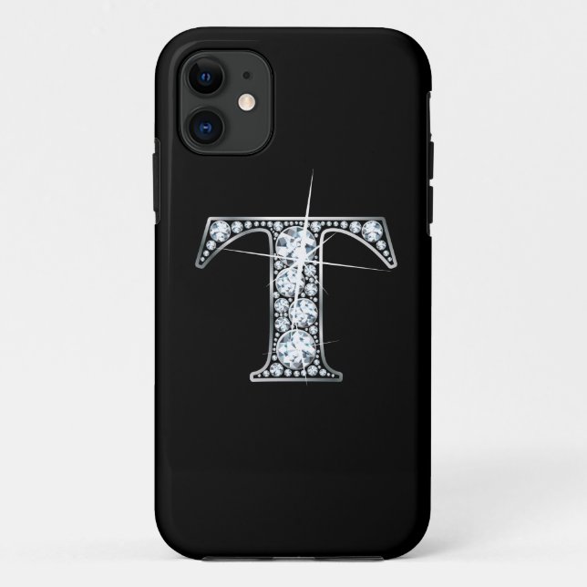 Funda De Case-Mate Para iPhone T Faux-"Diamond Bling" (Reverso)