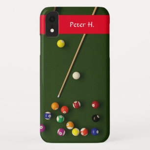 Funda Para iPhone XR Tabla de billar Editable