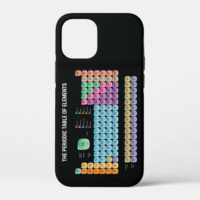 Funda De Case-Mate Para iPhone Tabla periódica de elementos (Reverso )