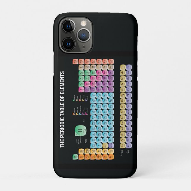 Funda De Case-Mate Para iPhone Tabla periódica de elementos arrojar almohada (Reverso)