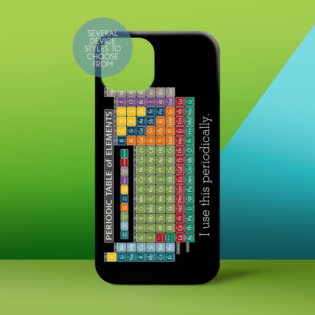 Funda De Case-Mate Para iPhone Tabla periódica de elementos - Estudiantes (Personalized Phone Case)