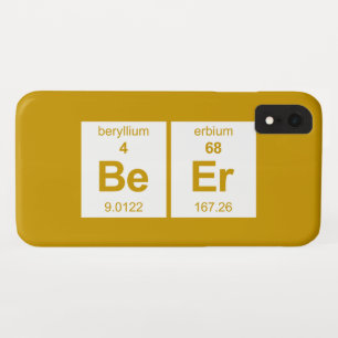 Funda Para iPhone XR Tabla periódica de la cerveza