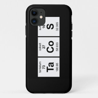 Funda Para iPhone 11 Tabla periódica de los TaCoS
