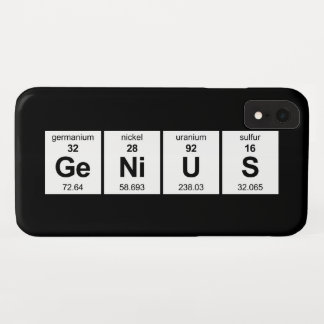 Funda Para iPhone XR Tabla periódica del genio