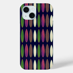Funda Para iPhone 15 tablas de surf patrones geniales