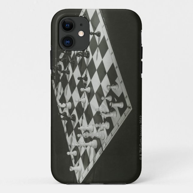 Funda De Case-Mate Para iPhone Tablero de ajedrez (Reverso)