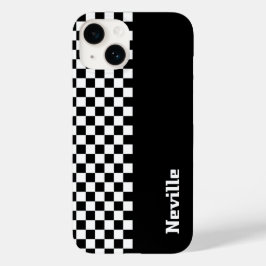 Funda Para iPhone 14 De Case-Mate Tablero de ajedrez de dos tonos personalizado