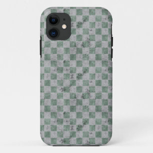 Funda Para iPhone 11 Tablero de ajedrez verde