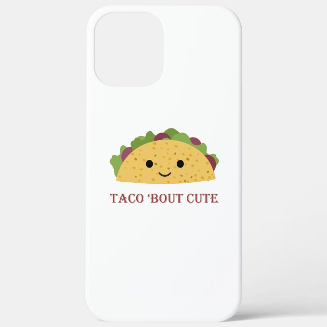 Funda De Case-Mate Para iPhone Taco Bout Cute Kawaii Taco (Reverso )
