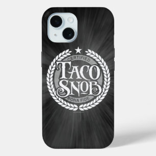 Funda Para iPhone 15 Taco Snob - divertido amante del taco