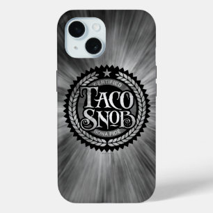 Funda Para iPhone 15 Taco Snob - divertido amante del taco