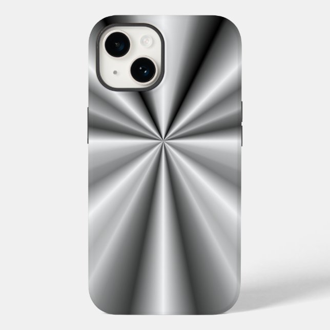 Funda De Case-Mate Para iPhone Taco y rollo Metalizado cepillado (Reverso )
