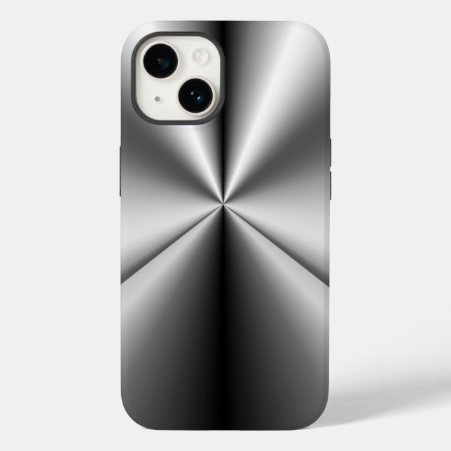 Funda De Case-Mate Para iPhone Taco y rollo Metalizado cepillado (Reverso )