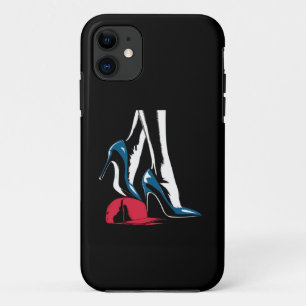 Funda Para iPhone 11 Tacones de Kamala Harris pisando sombrero Maga