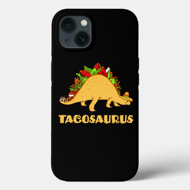 Funda De Case-Mate Para iPhone Tacosaurus Cinco de Mayo Funny Taco Dinosaur (Reverso )