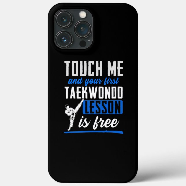 Funda De Case-Mate Para iPhone Taekwondo para los niños hombres mujeres Chicas (Reverso )