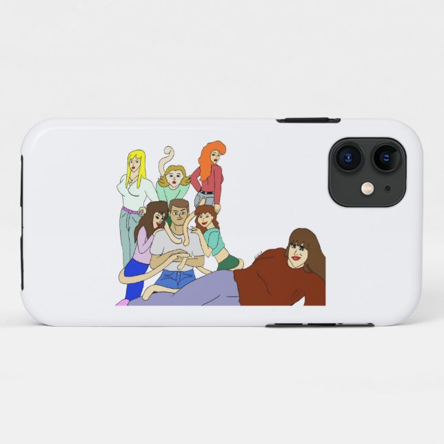 Funda De Case-Mate Para iPhone Tail harem (Reverso (horizontal))