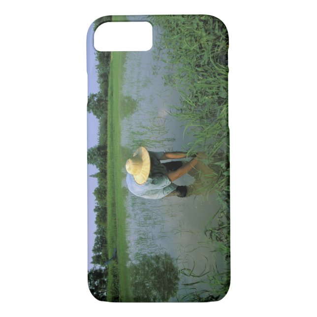 Funda De Case-Mate Para iPhone Tailandia, Sukhothai. Granjero de arroz. SR. (Reverso)