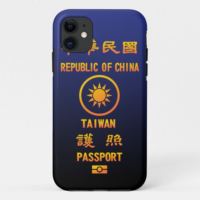 Funda De Case-Mate Para iPhone Taiwan Passport (Reverso)