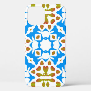 Funda Para iPhone 12 Talavera mexicana ornamental tradicional. Universa