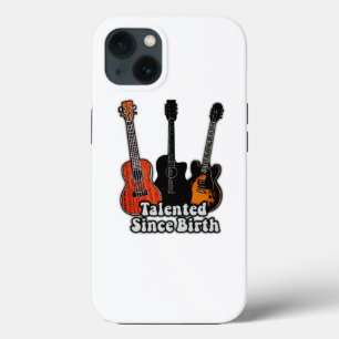 Funda Para iPhone 13 Talentoso desde su nacimiento. guitarras de colore