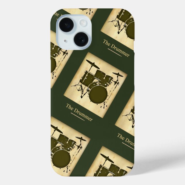 Funda De Case-Mate Para iPhone tambor/tambores (Reverso )