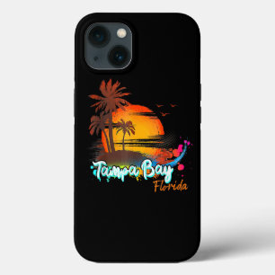 Funda Para iPhone 13 Tampa Bay Florida Beach Summer Vacation Palm Trees