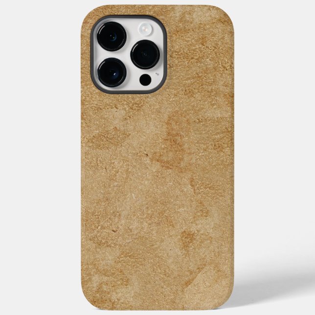 Funda De Case-Mate Para iPhone Tan Chamois Leather Print (Reverso )