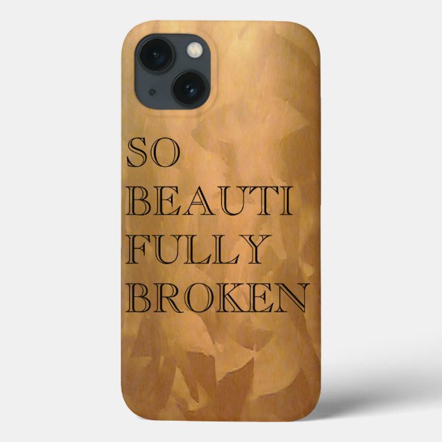 Funda De Case-Mate Para iPhone Tan Hermosamente Roto (Reverso)