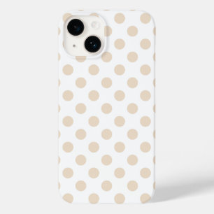 Funda Para iPhone 14 De Case-Mate Tan polka puntos
