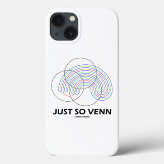 Funda Para iPhone 13 Tan sólo Venn Diagrama Math Geek Humor