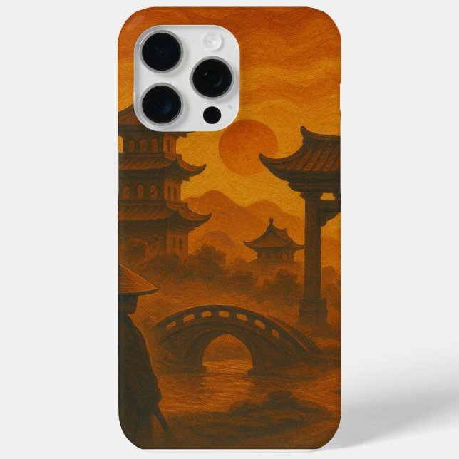 Funda De Case-Mate Para iPhone Tapa de teléfono de la antigua China (Reverso )