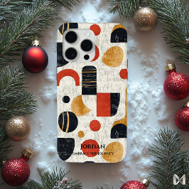 Funda Para iPhone 15 Pro Max Tapa Polinesio Abstracto – Elegancia Cultural