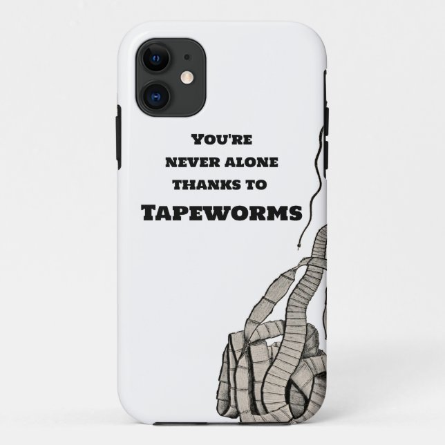 Funda De Case-Mate Para iPhone Tapeworm Y Tú (Reverso)