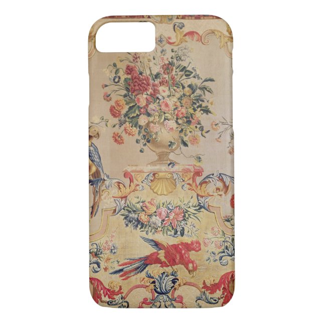 Funda De Case-Mate Para iPhone Tapicería en estilo rococó temprano con el (Reverso)