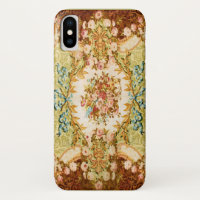Tapiz floral barroca victoriana elegante