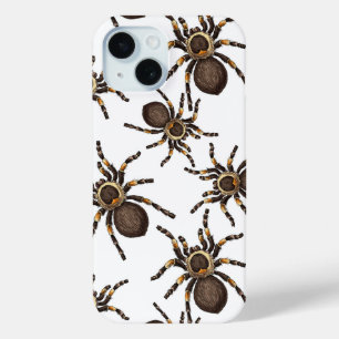 Funda Para iPhone 15 Tarantula en blanco