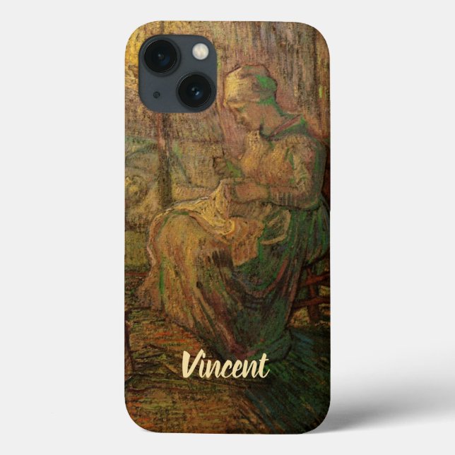 Funda De Case-Mate Para iPhone Tarde - El vigilante de Vincent van Gogh (Reverso)
