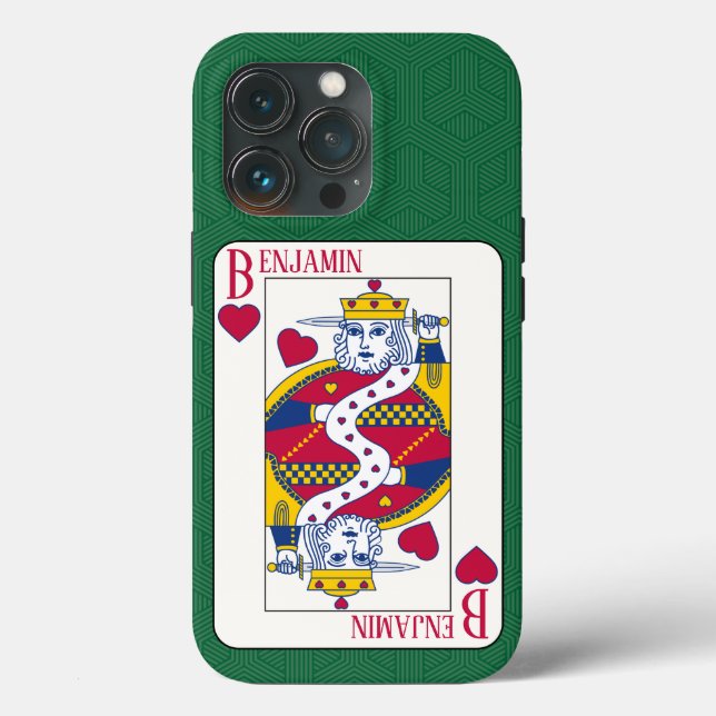Funda De Case-Mate Para iPhone Tarjeta de reproducción de nombre personalizado de (Reverso )