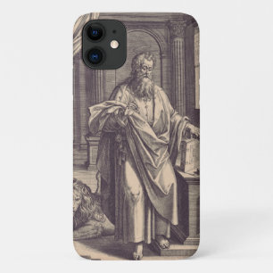 Funda Para iPhone 11 Tarjeta Sagrada de Tinta Apostólica de San Marcos 