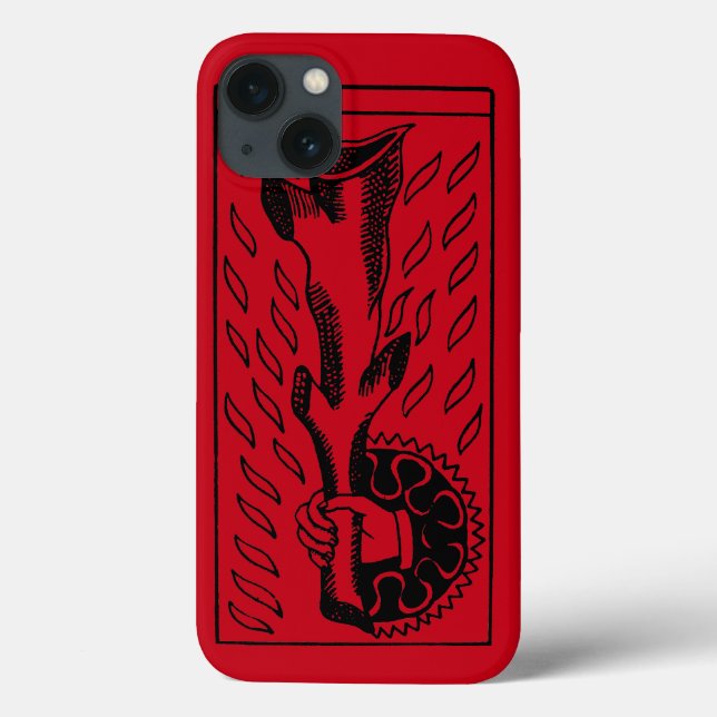 Funda De Case-Mate Para iPhone Tarjeta Tarot: As Of Rods (Reverso)
