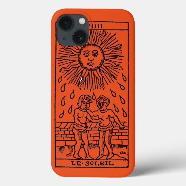 Funda De Case-Mate Para iPhone Tarjeta Tarot: El Sol (Reverso)