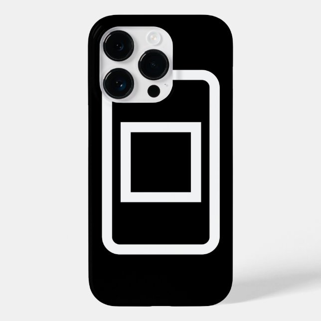 Funda De Case-Mate Para iPhone Tarjeta Zener | Plaza hueca (Reverso )
