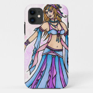Funda Para iPhone 11 Tarjetas de cumpleaños de bailarín Belly