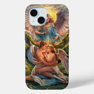 Funda Para iPhone 15 Tarot Card Los Amantes