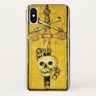 FUNDA PARA iPhone X TAROTES DE RENACIMIENTO ANTIGUO, LADO DE ESPALDAS