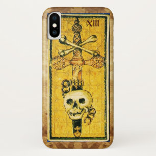 Funda Para iPhone X TAROTES DE RENACIMIENTO ANTIGUO, Parque ACE OF SWO