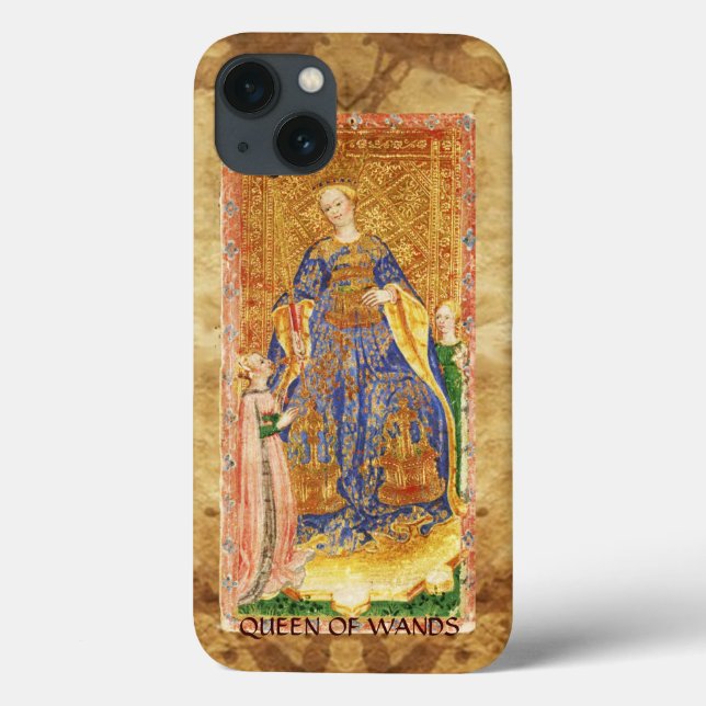 FUNDA DE Case-Mate PARA iPhone TAROTES DE RENACIMIENTO ANTIGUO / REINA DE MUERTES (Reverso)