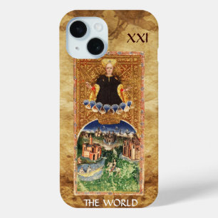 FUNDA PARA iPhone 15 TAROTS DEL RENACIMIENTO ANTIGUO 21 / EL MUNDO